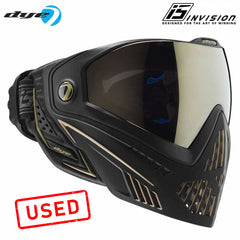 CLEARANCE DYE i5 Paintball Mask Goggle - Onyx Gold | Used