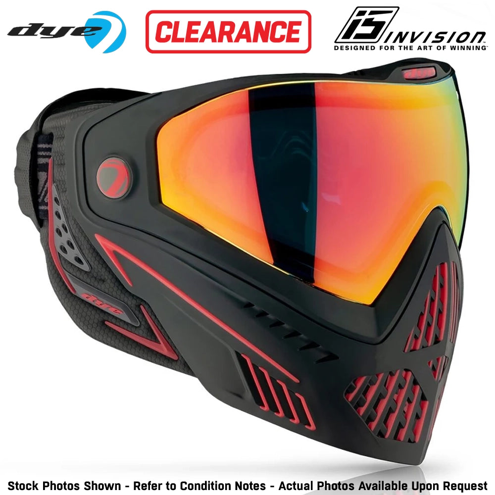 CLEARANCE DYE i5 Thermal Paintball Mask Goggles – GSR Pro Strap | Open Box / Used