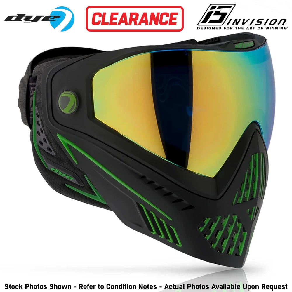 CLEARANCE DYE i5 Thermal Paintball Mask Goggles – GSR Pro Strap | Open Box / Used