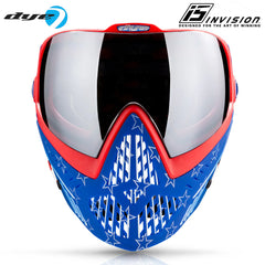 Dye i5 Paintball Goggle - Merica - Red / White / Blue