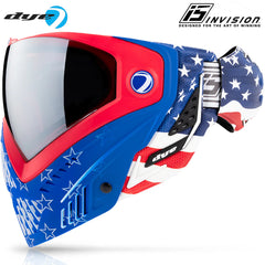 Dye i5 Paintball Goggle - Merica - Red / White / Blue