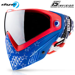 Dye i5 Paintball Goggle - Merica - Red / White / Blue