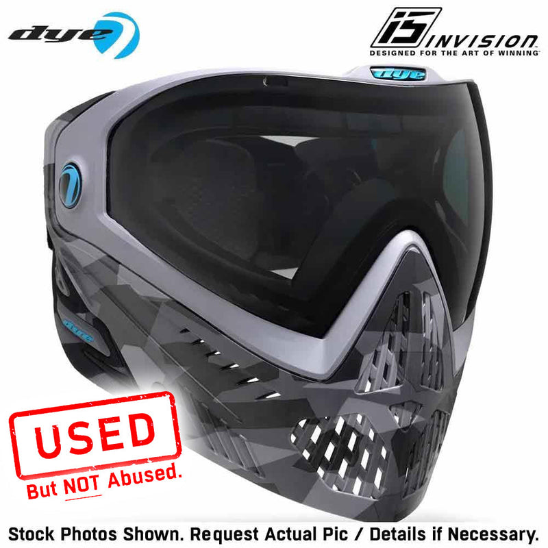 CLEARANCE Dye I5 Thermal Paintball Mask Goggles with GSR Pro Strap - CB Urban Camo | USED But NOT Abused