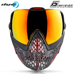 Dye i5 Paintball Goggle - IM Shields - Black / Red