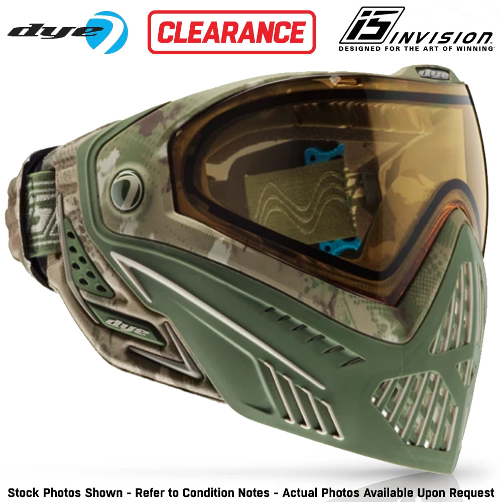 CLEARANCE DYE i5 Thermal Paintball Mask Goggles – GSR Pro Strap | Open Box / Used