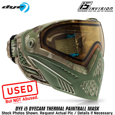 CLEARANCE Dye i5 Paintball Goggle Mask - DyeCam | Used but NOT Abused