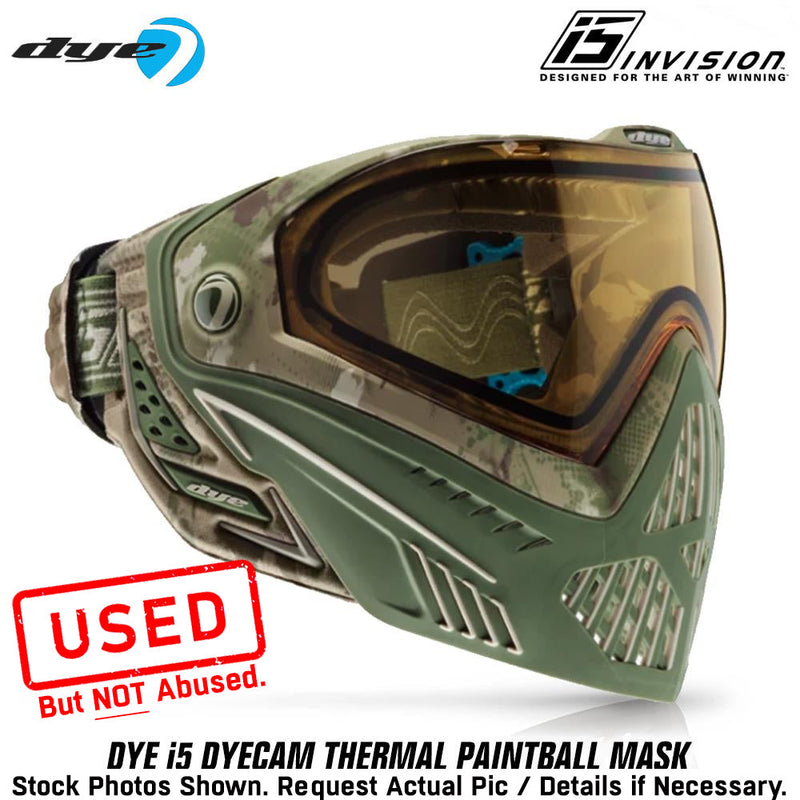 CLEARANCE Dye i5 Paintball Goggle Mask - DyeCam | Used but NOT Abused