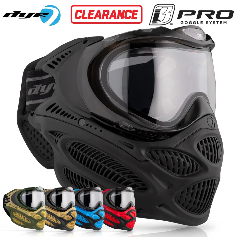 CLEARANCE Dye I3 PRO Anti Fog Thermal Paintball Mask Airsoft Goggles | Open Box / Used - OPEN BOX