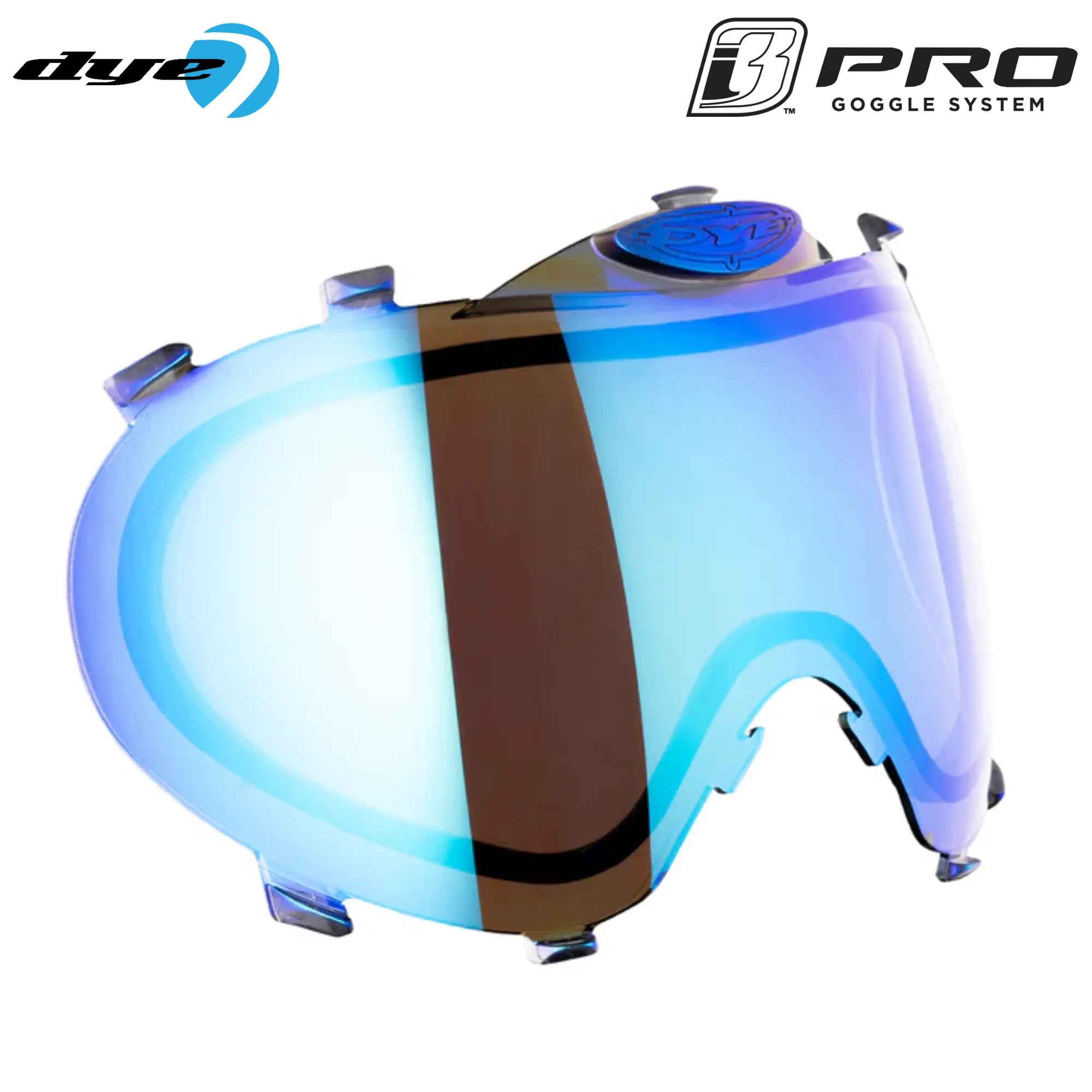 DYE i3 Pro Thermal Lens – Anti-Fog Replacement Goggle Lens Bronze Fire color, mask lens, fast lens swaps, for clear vision, feature detail