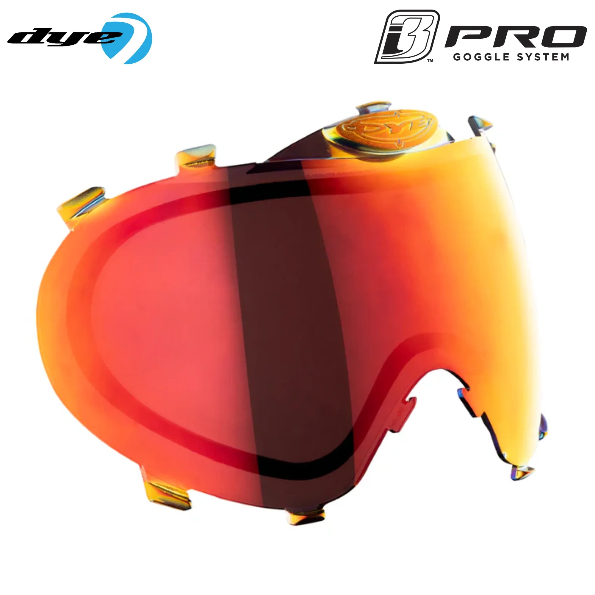 DYE i3 Pro Thermal Lens – Anti-Fog Replacement Goggle Lens std config, mask lens, fast lens swaps, for clear vision, overview angle