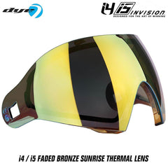 CLEARANCE USED Dye I4 / I5 Paintball Mask Thermal Replacement Lens | Choose Color