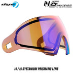 Dye i4 / i5 Thermal Mask Replacement Lens Blue Ice color, mask lens, fast lens swaps, for clear vision, overview angle