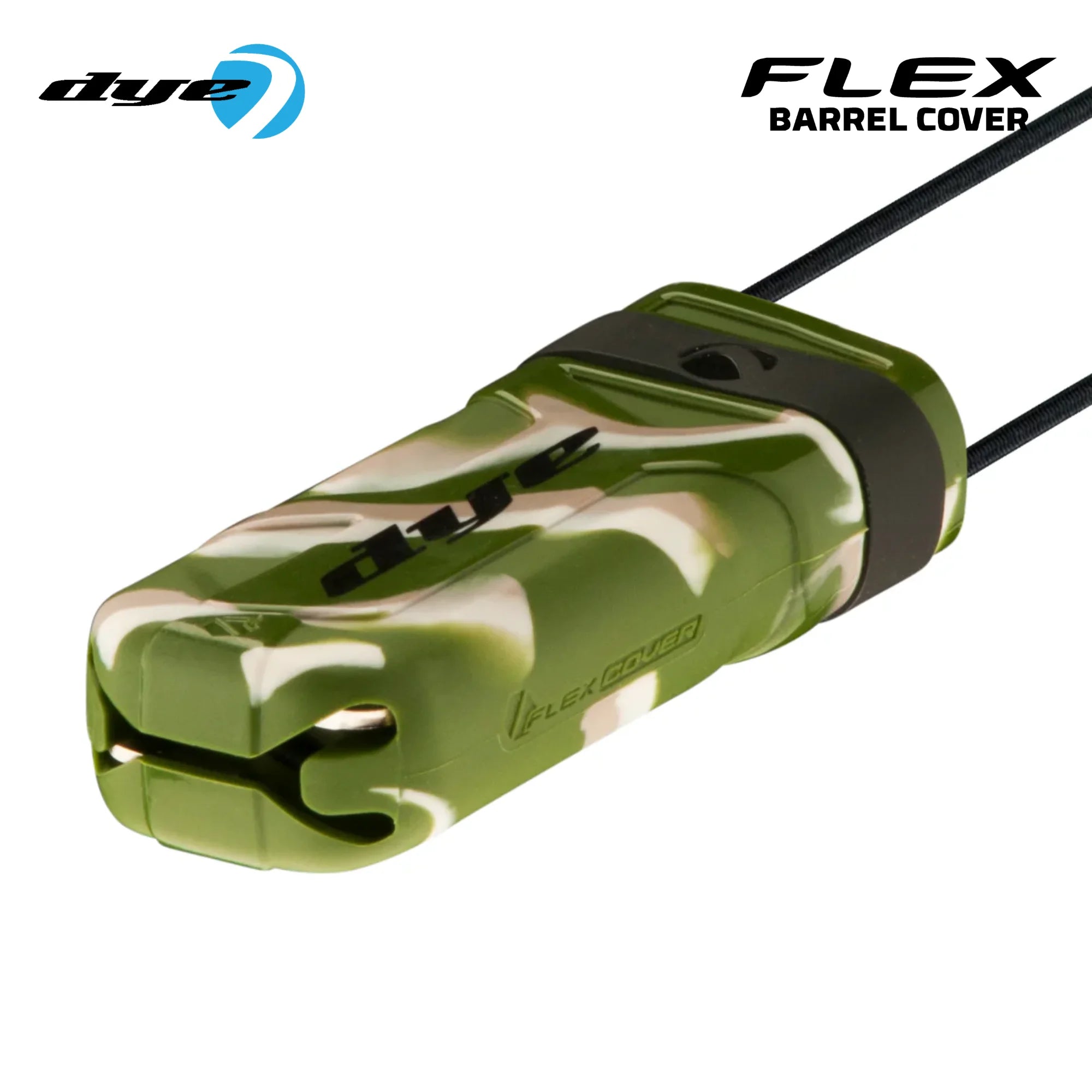 DYE Flex TWST Barrel Cover Sock – Safety Barrel std config, marker barrel, improved consistency, for tighter groupings, display angle