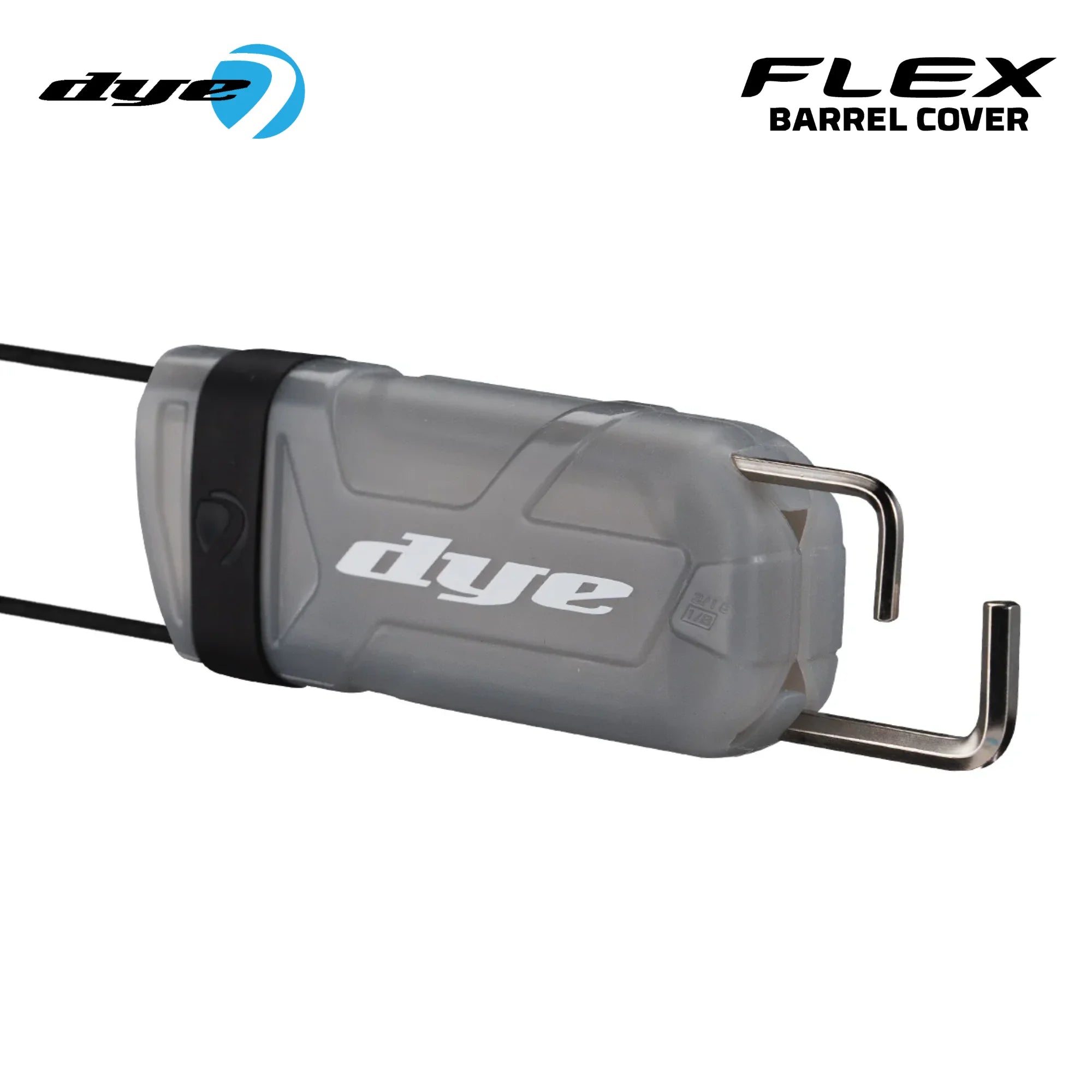DYE Flex TWST Barrel Cover Sock – Safety Barrel std config, marker barrel, accurate shot control, for tighter groupings, build detail