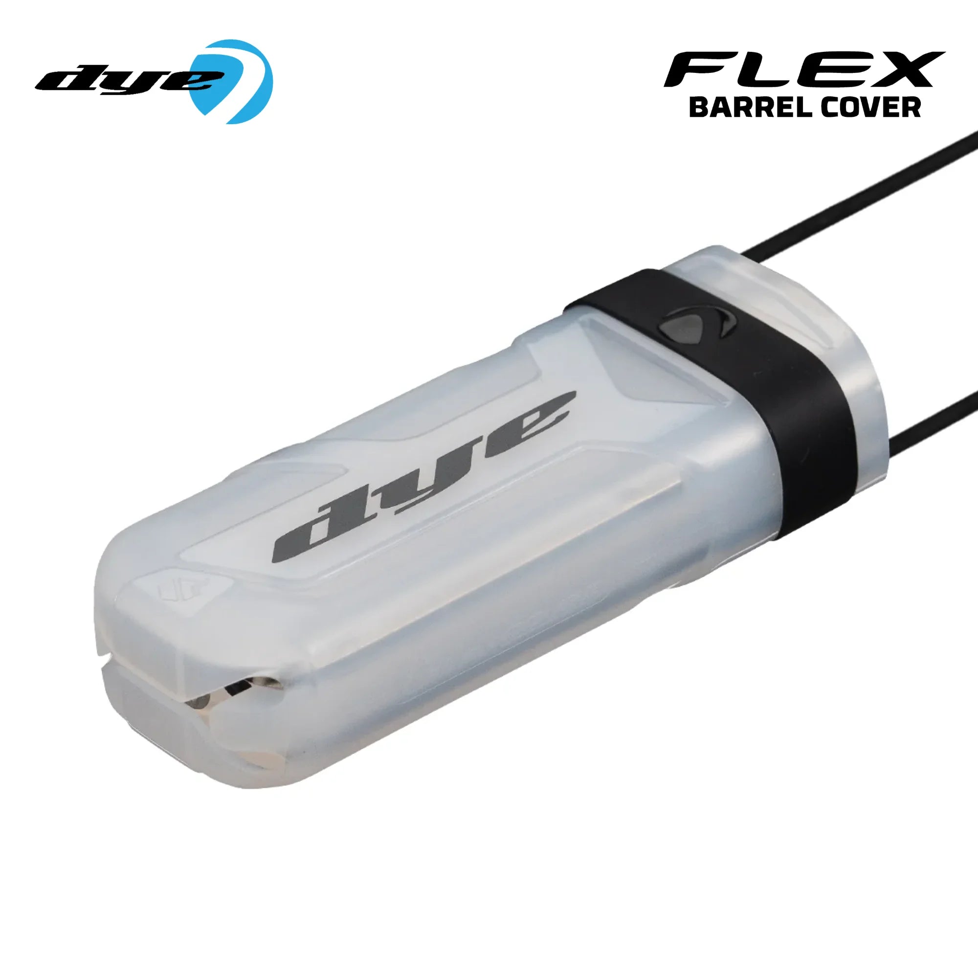 DYE Flex TWST Barrel Cover Sock – Safety std config, marker barrel, smooth bore performance, for tighter groupings, install angle