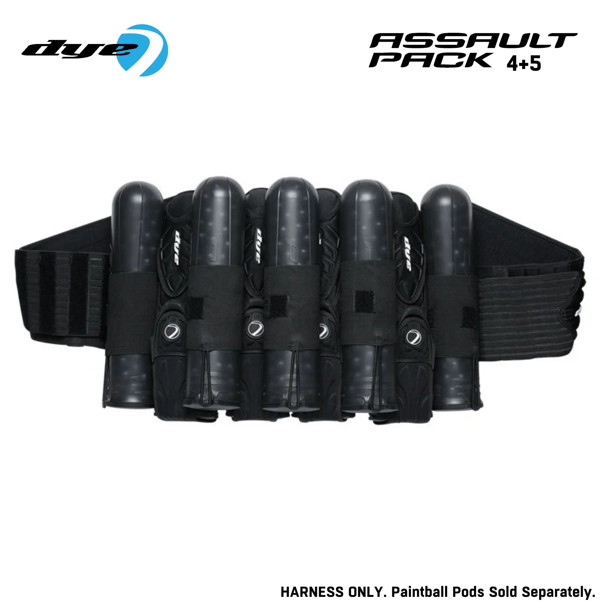 Dye Assault Paintball Harness Pod Pack – 3+4 / 4+5 Capacity