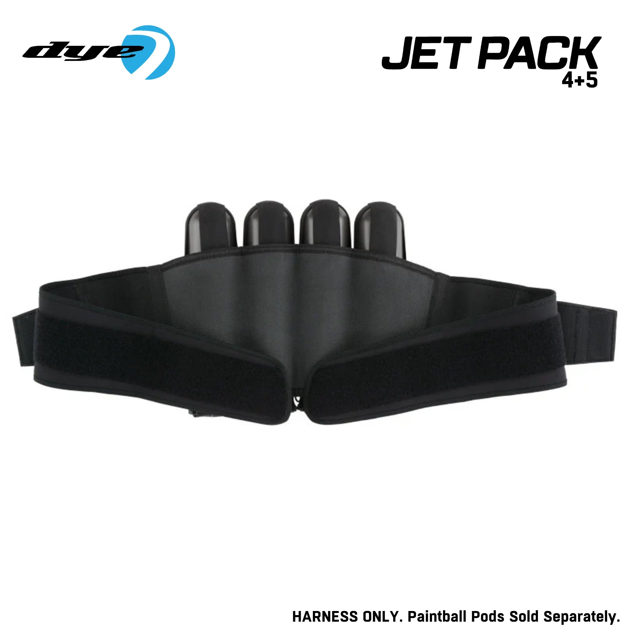 Dye Jet Pack Paintball Harness – 3+4 or 4+5 Pod Pack