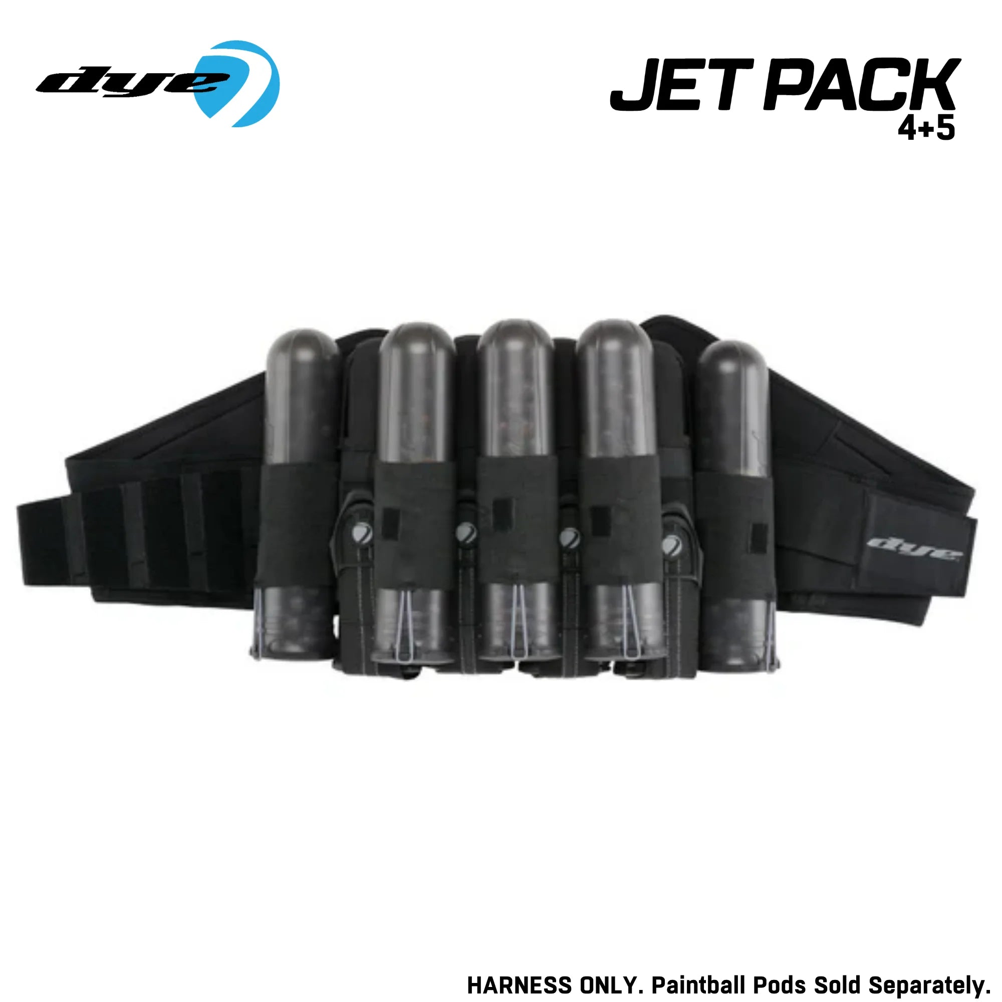 Dye Jet Pack Paintball Harness – 3+4 or 4+5 Pod Pack