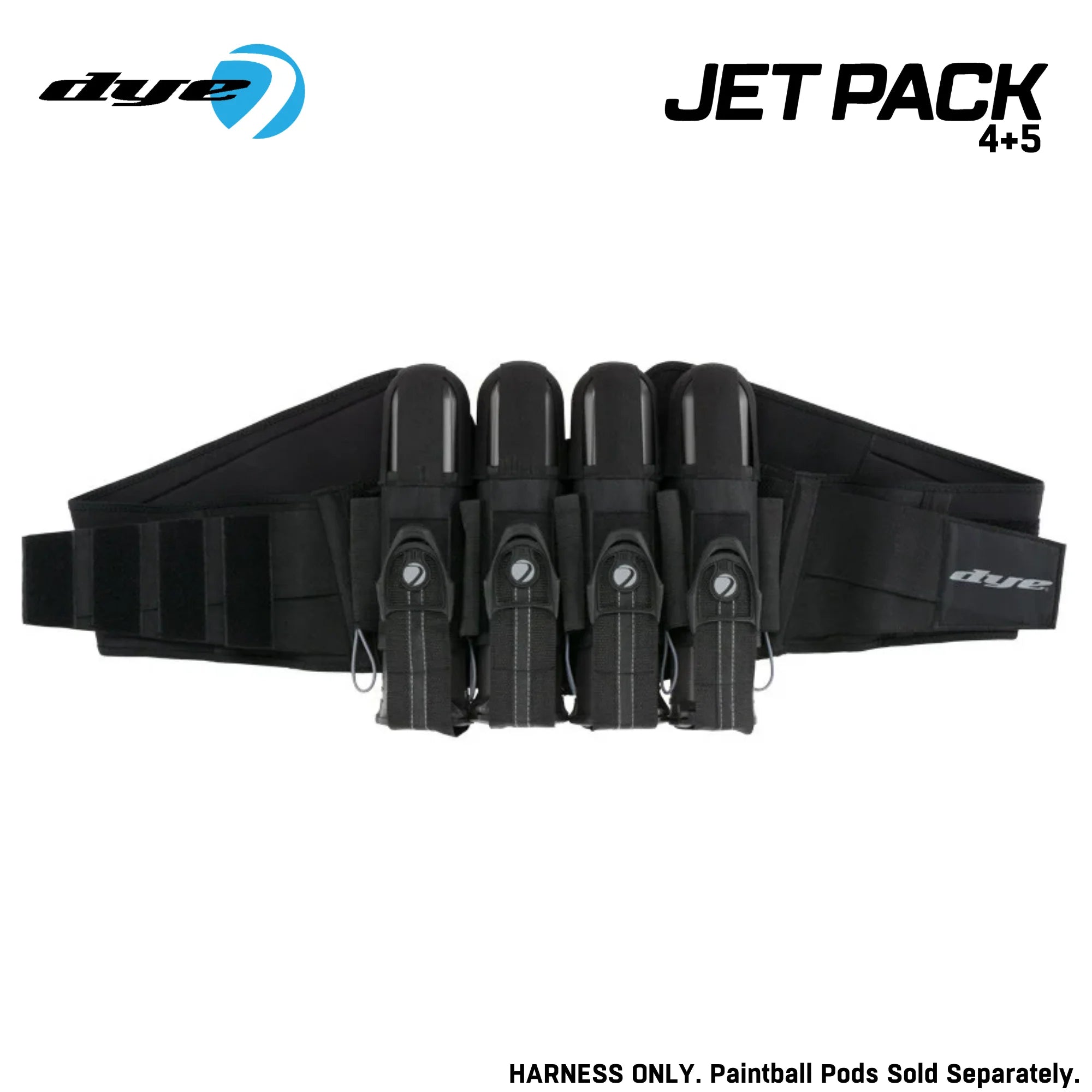 Dye Jet Pack Paintball Harness – 3+4 or 4+5 Pod Pack