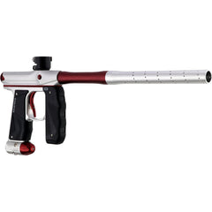 Empire Mini GS Electronic Paintball Gun Marker | Full Auto | Tournament Ready - Dust Silver / Red