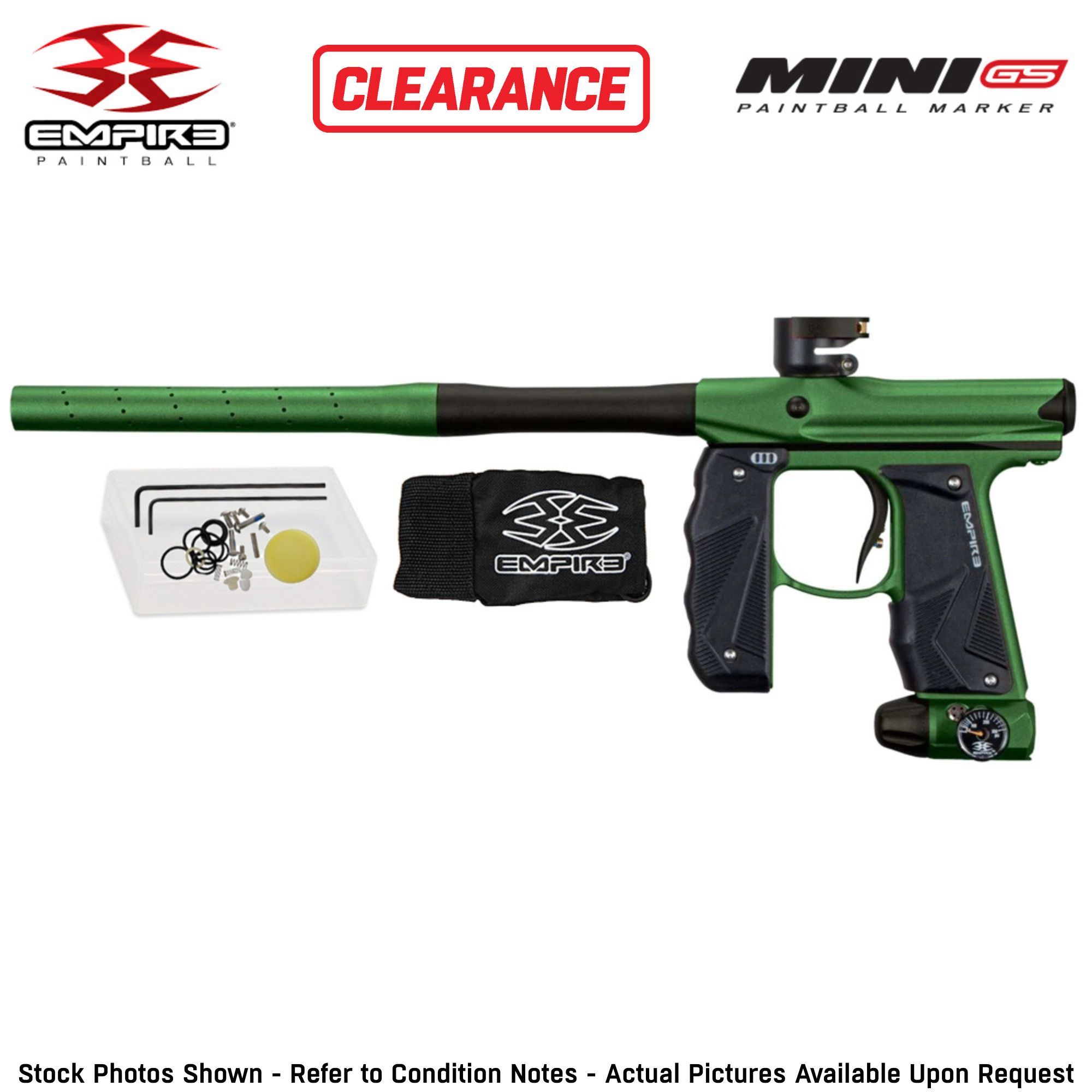 CLEARANCE Empire Mini GS Electronic Paintball Gun Marker - Full Auto | Tournament Ready - OPEN BOX / USED