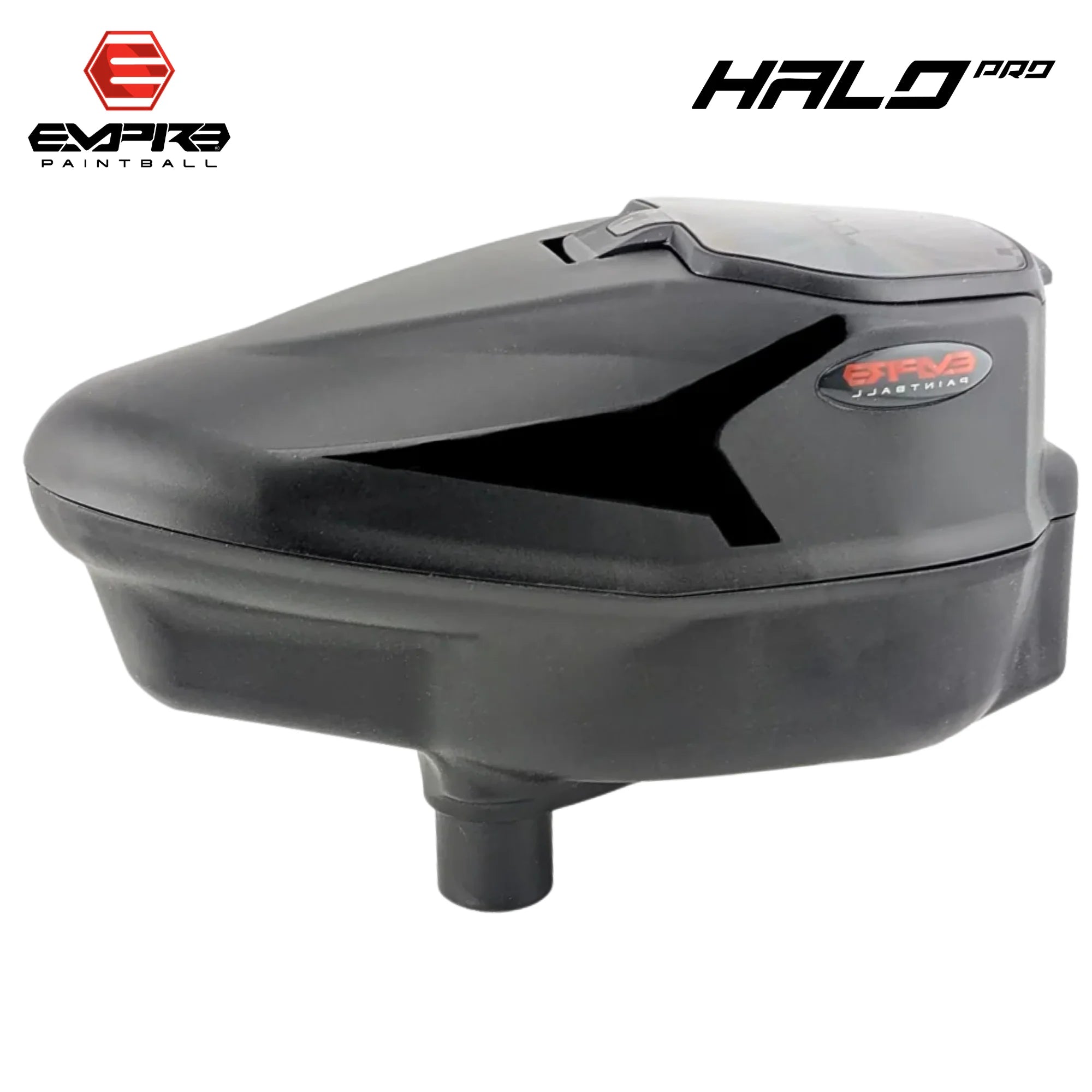 Empire Halo Pro Electronic Loader Built-In Speed std config, speed feed, fast reload speed, for speedball, top view