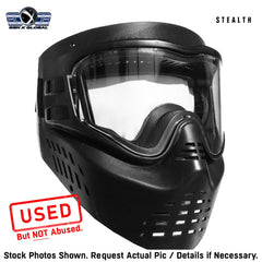 CLEARANCE GenX Global Stealth Paintball Goggles - Black | USED But NOT Abused