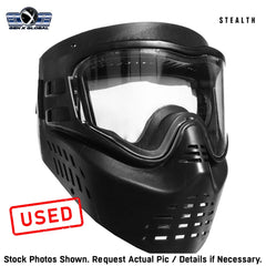 USED GenX Global Stealth Paintball Mask Goggles | Safety Certified Protection