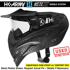 CLEARANCE HK Army HSTL Goggle Thermal Dual Paned Paintball Mask - Black | Used But NOT Abused