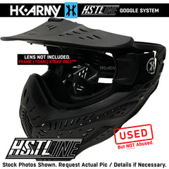 CLEARANCE HK Army HSTL Goggle Thermal Dual Paned Paintball Mask FRAME | FOAM | STRAP ONLY** USED But Not Abused