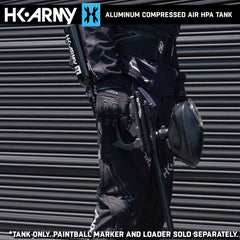CLEARANCE Used HK Army 26ci / 3000psi Aluminum Compressed Air HPA Paintball Tank - Black - 2025 Hydro