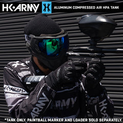 CLEARANCE HK Army 48/3000 Aluminum Compressed Air HPA Paintball Tank - Black - 2025 Hydro Date | Used But NOT Abused