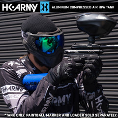 CLEARANCE Used HK Army 48/3000 Aluminum Compressed Air HPA Paintball Tank - Blue - 2024 Hydro Date