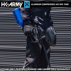 CLEARANCE Used HK Army 48/3000 Aluminum Compressed Air HPA Paintball Tank - Blue - 2024 Hydro Date