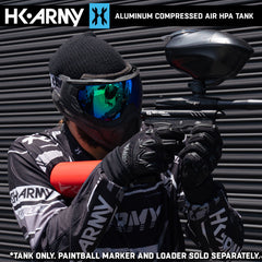USED BLOWOUT CLEARANCE HK Army 48/3000 Aluminum Compressed Air HPA Paintball Tank - Red - 2019 Hydro Date