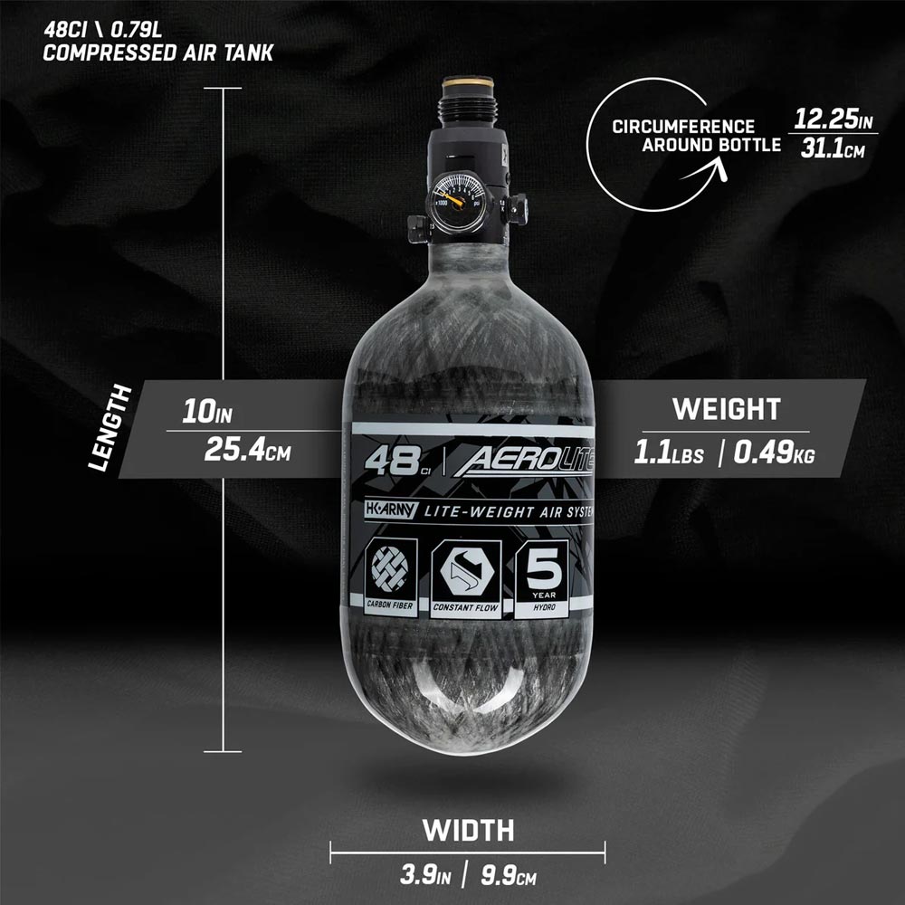 HK Army 4500PSI AEROLITE HPA Compressed Air Tank System