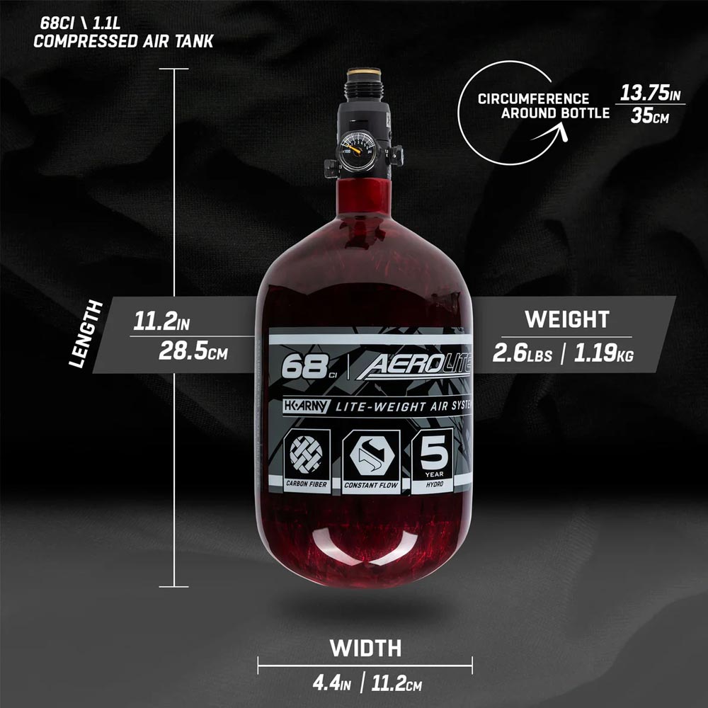 HK Army 4500PSI AEROLITE HPA Compressed Air Tank System