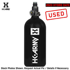 CLEARANCE USED HK Army 48/3000 Aluminum Compressed Air HPA Paintball Tank - Black - 2023 Hydro Date