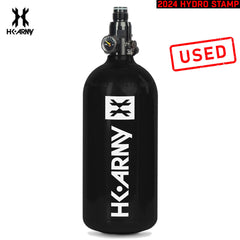 USED CLEARANCE HK Army 48/3000 Aluminum Compressed Air HPA Paintball Tank - Black - 2024 Hydro Date