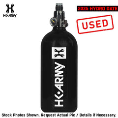 CLEARANCE Used HK Army 48/3000 Aluminum Compressed Air HPA Paintball Tank - Black - 2025 Hydro Date