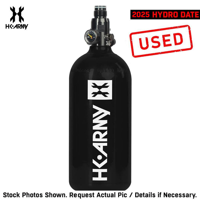 CLEARANCE Used HK Army 48/3000 Aluminum Compressed Air HPA Paintball Tank - Black - 2025 Hydro Date