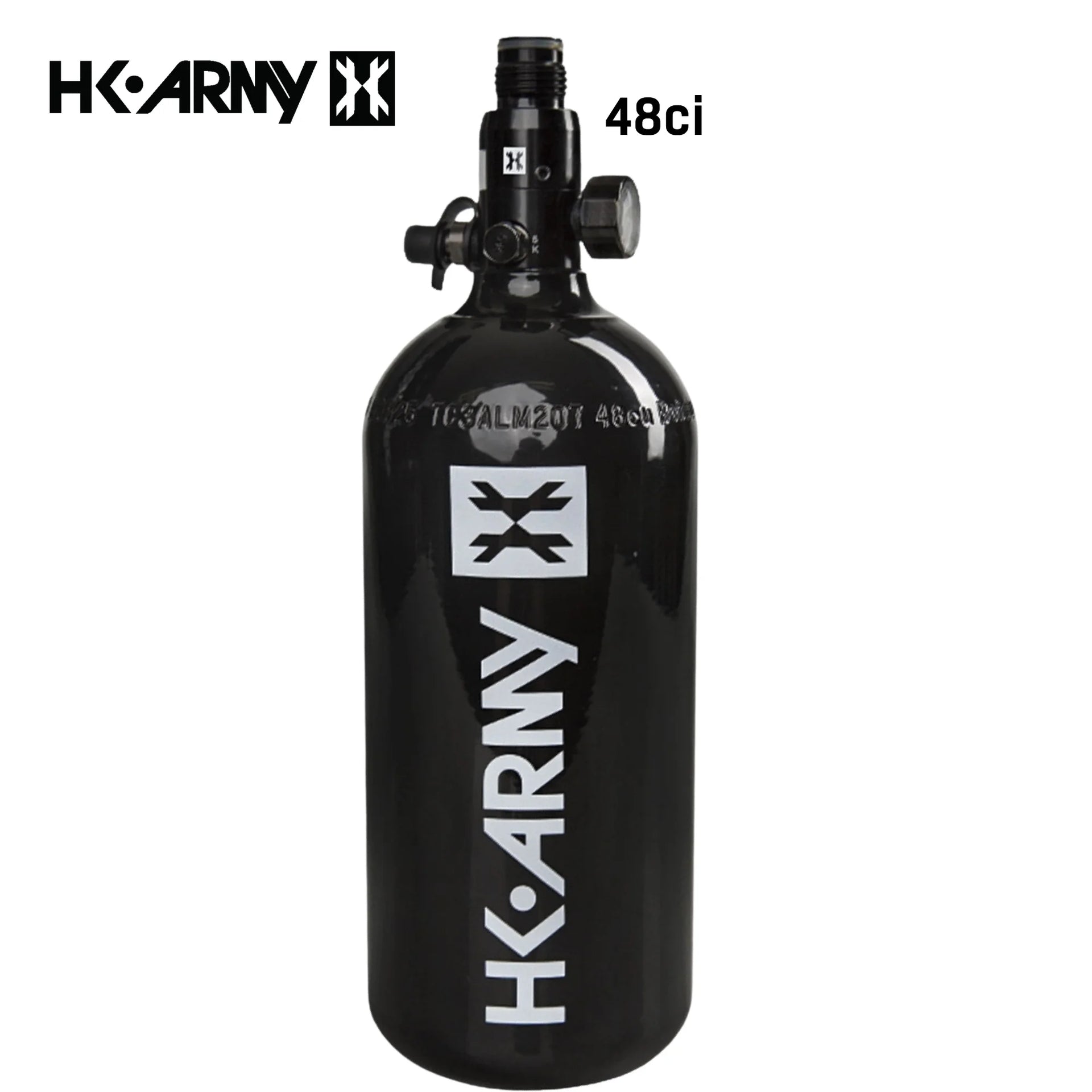 HK Army Aluminum HPA Paintball Tank – 13ci / 26ci / 48ci 3000 PSI Comp