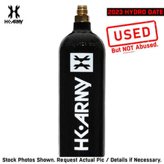 CLEARANCE HK Army 20oz Aluminum CO2 Paintball Tank - Black - 2023 Hydro