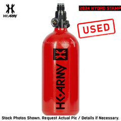 USED BLOWOUT CLEARANCE HK Army 48/3000 Aluminum Compressed Air HPA Paintball Tank - Red - 2024 Hydro Date