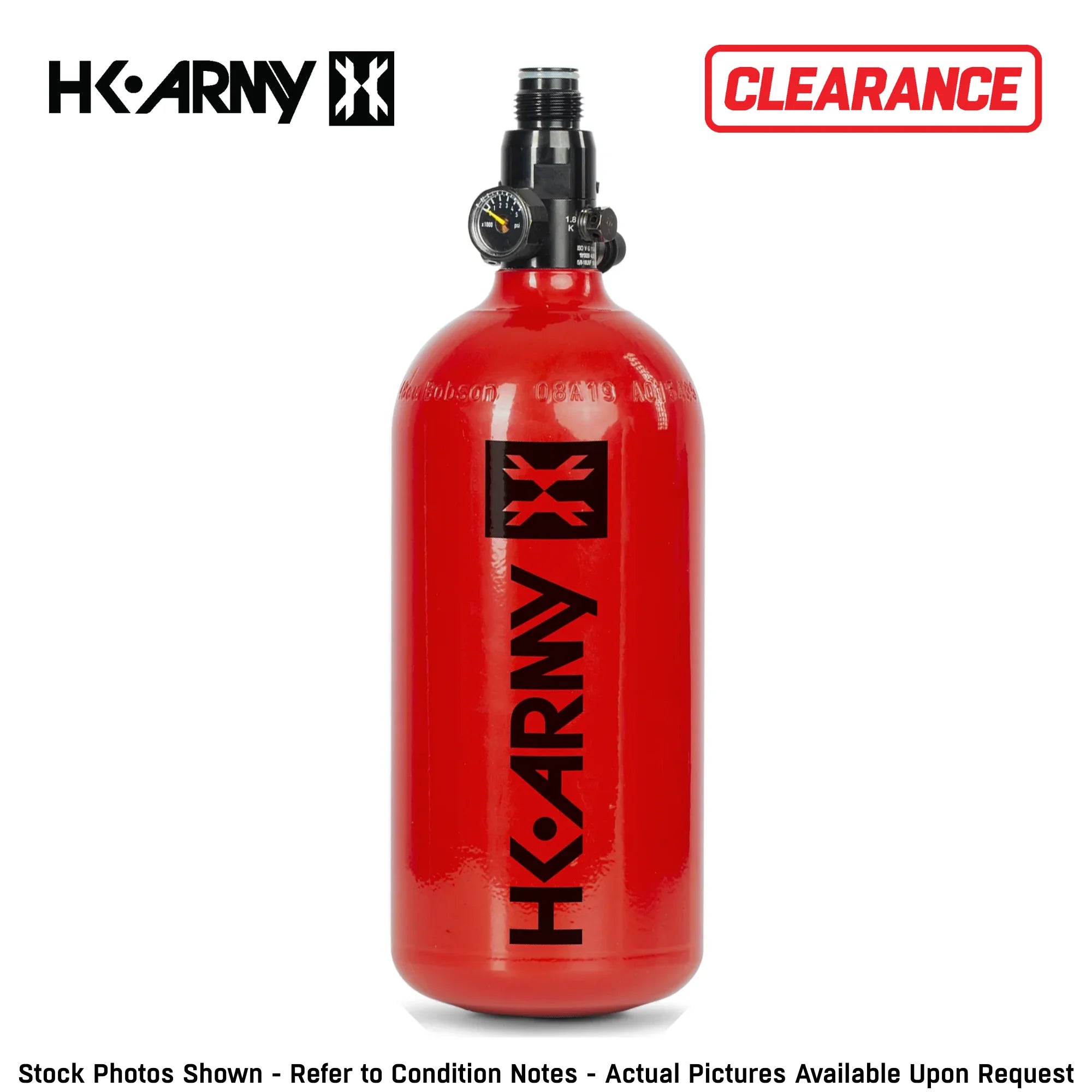 CLEARANCE HK Army 48ci 3000psi Aluminum HPA Paintball Tank – Open Box / Used