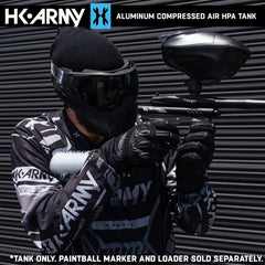 USED BLOWOUT CLEARANCE HK Army 48/3000 Aluminum Compressed Air HPA Paintball Tank - Aluminum - 2022 Hydro Date