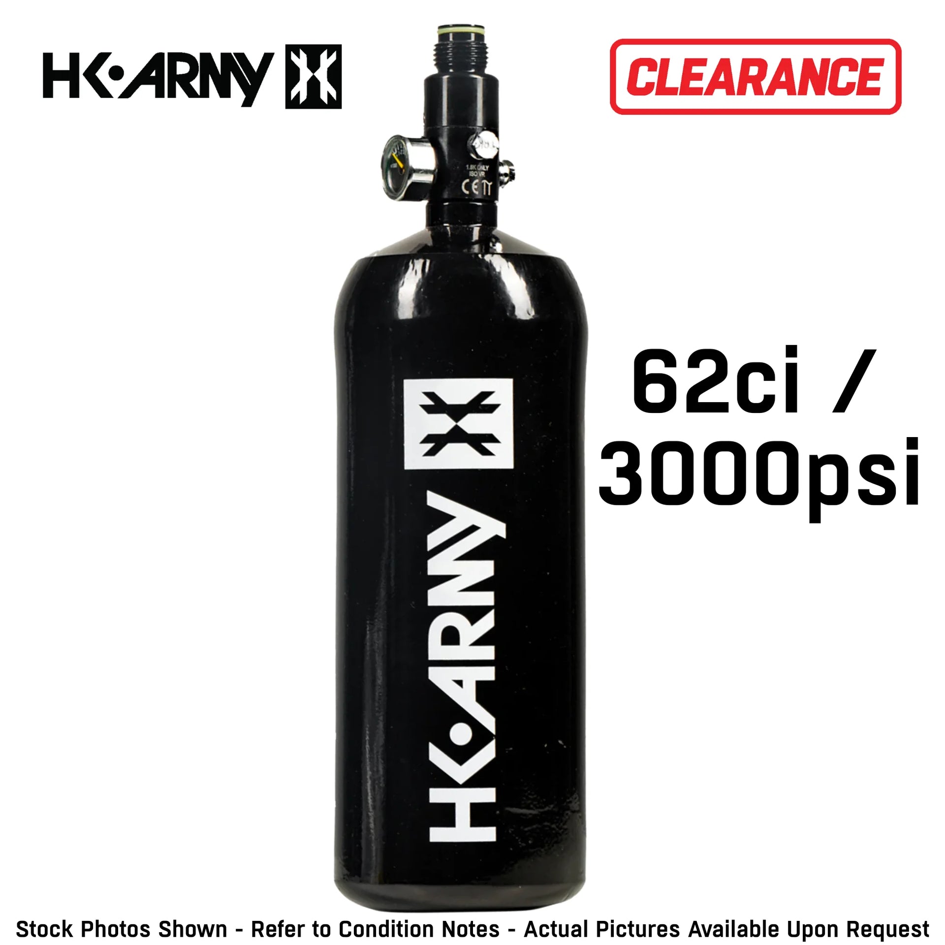 CLEARANCE HK Army 13ci / 26ci / 62ci 3000psi Aluminum HPA