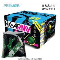 HK Army green paintballs .68 caliber  box