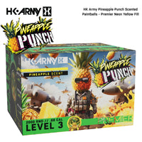 HK Army Pineapple Punch Scented Paintballs - Premier Neon Yellow Default Title title, accessory, durable field use, for gear bags, hero view