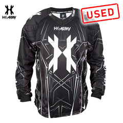 CLEARANCE Used HK Army HSTL Line Padded Paintball Jersey - Black / Grey - XL